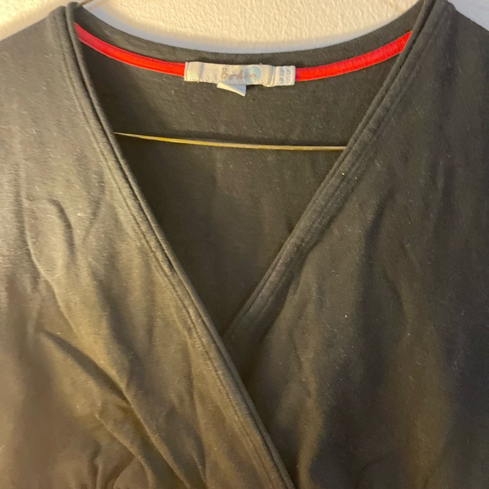 Boden Black V-Neck Dress 6P - Picture 3 of 4